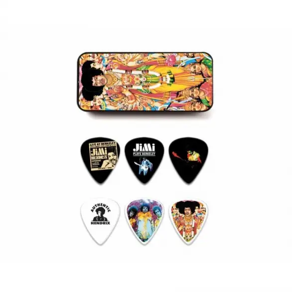 Jim Dunlop Jimi Hendrix Bold As Love 12li Pena Seti (Medium)