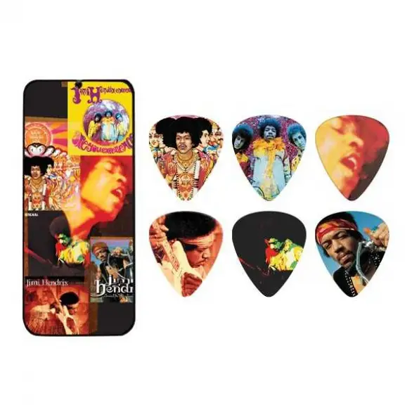 Jim Dunlop Jimi Hendrix Frontline 6lı Pena Seti (Heavy)