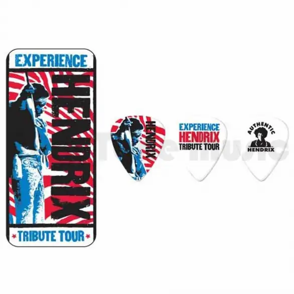 Jim Dunlop Jimi Hendrix Tribute 6lı Pena Seti (Medium)