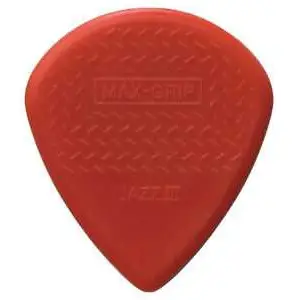 Jim Dunlop Max-Grip Jazz III Nylon Red Pena