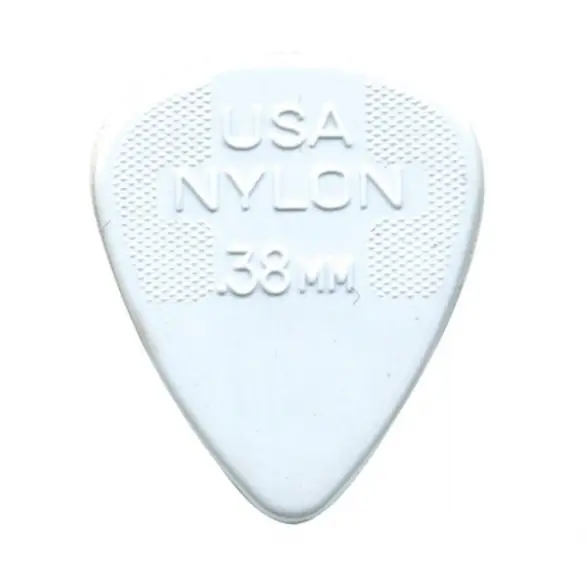 Jim Dunlop Nylon Standard White Pena (0.38mm)