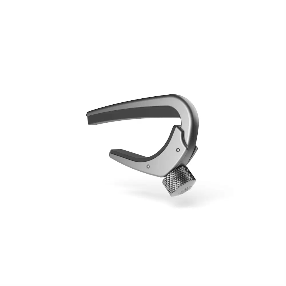 Planet Waves PWCP02S NS Capo Pro Akustik ve Elektro Gitar Kaposu - Gümüş (Profesyonel) | Uçak Sınıfı Alüminyum Gövde, Hassas Tansiyon Kontrolü ve Ergonomik Kullanım