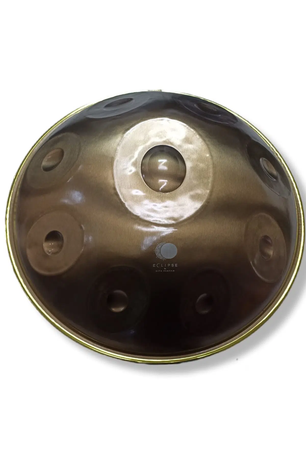 Kita Pantam H-332 Eclipse Steel Handpan Seti | 9 Nota, Re Minör, Taşıma Çantası, Renkli Koruyucu Kuşak
