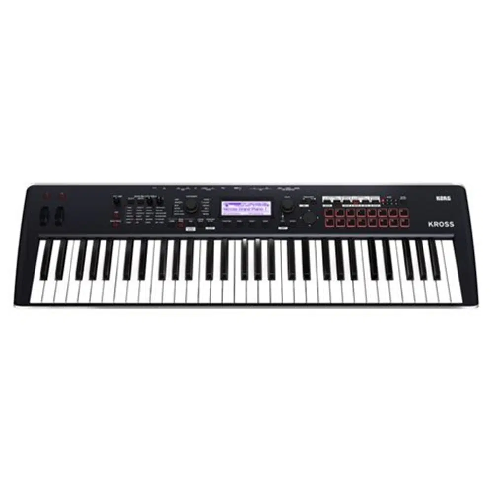 Korg KROSS2-61 Workstation | 61 Tuş Her Şeyi Yapan Mobil Synthesize Siyah
