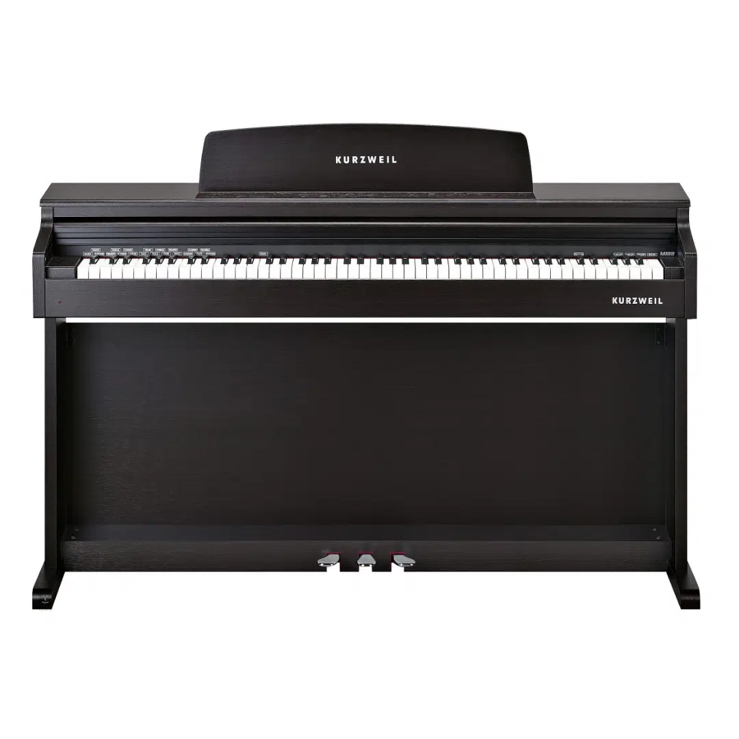 Kurzweil M100SR Dijital Konsol Piyano Seti | Mobilyalı Gül Ağacı Kasa Çift Kulaklık Çıkışı ve Eğitici Ders Fonksiyonları
