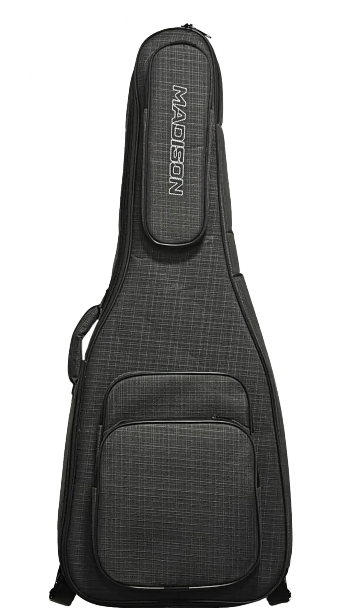 Madison MEGB4-BKGR Elektro Gitar Kılıfı | Su Geçirmez Kauçuk Kumaş, Peluş Astar, Koruyucu İç Ped, Taşıma Askılı