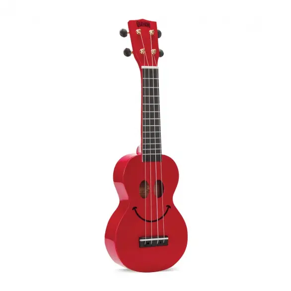 Mahalo U-Smile Soprano Ukulele (Kırmızı)