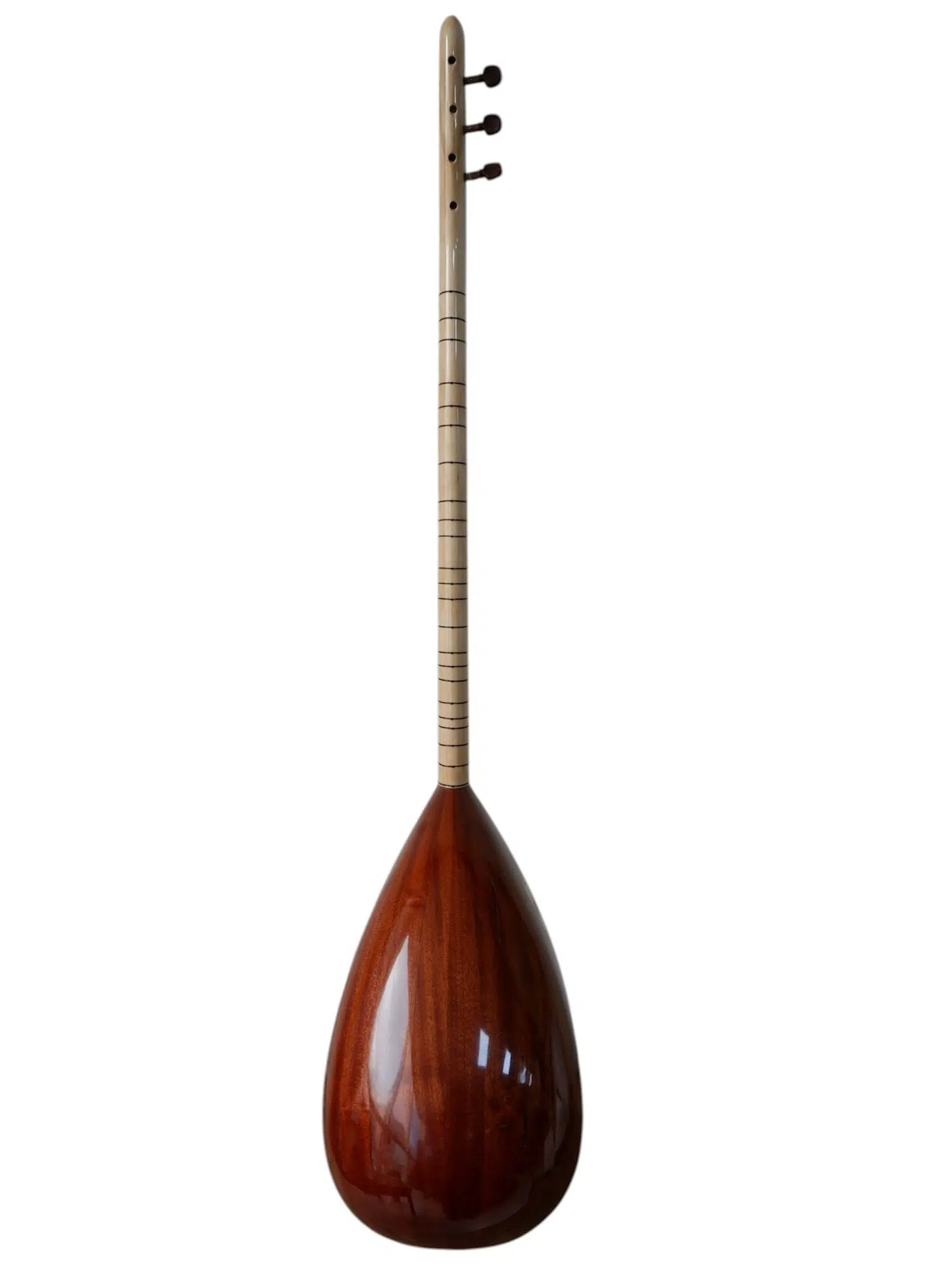 SLT207 Maun Tekne Uzun Sap Profesyonel Bağlama Videolu 