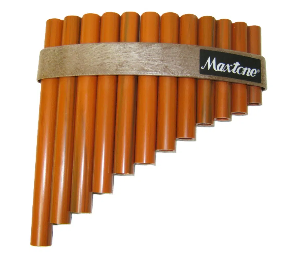 Maxtone PF12-B Pan Flüt (12 Nota) | Akortlu 12 Ses Aralığı, Doğal Ses Tınısı, Yeni Başlayanlar İçin İdeal Diatonik Dizilim