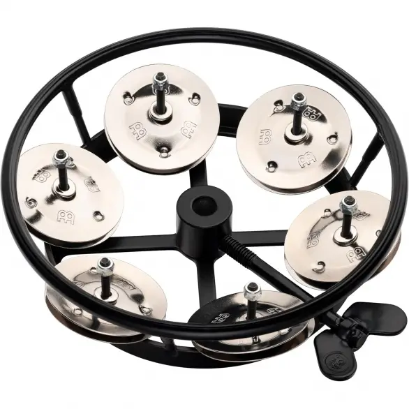 Meinl THH1BK Percussion Screw Hihat Tamburin (Siyah)