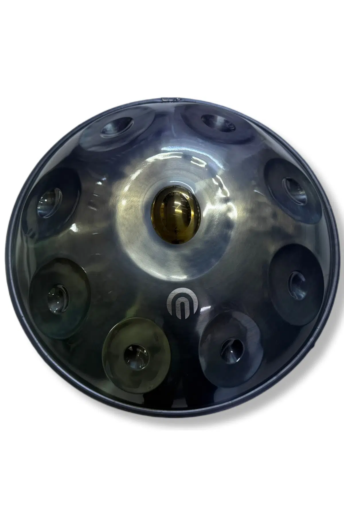 Arsha 97657722 Nitrided Handpan Seti | 9 Nota, Re Minör, Taşıma Çantası, Bakım Yağı, Renkli Koruyucu Kuşak