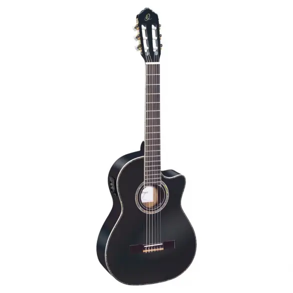 Ortega RCE141BK Elektro Klasik Gitar (Siyah)