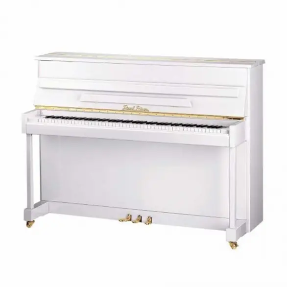 Pearl River UP115 M2 Akustik Duvar Piyanosu (Parlak Beyaz)