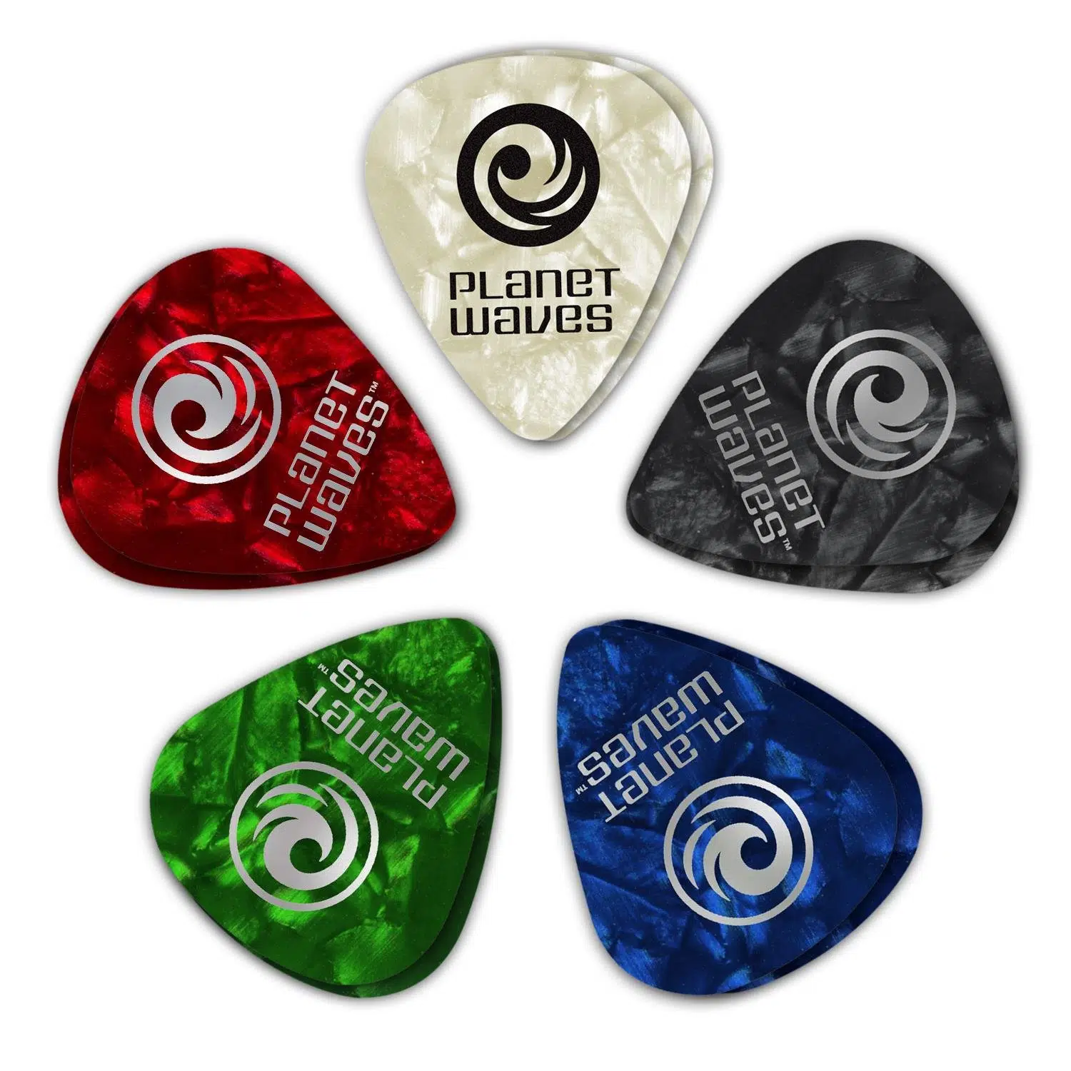 Planet Waves 1CAP6-10 Pena Heavy Assorted Pearl (10'lu Paket) | Sedefli Karışık - Sert - Şık