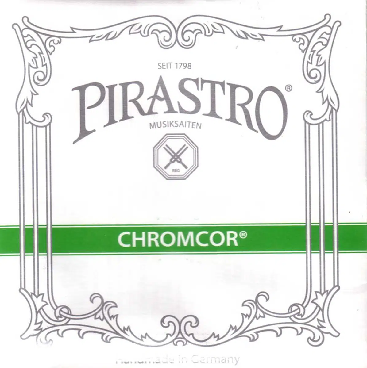 Pirastro 319020 Keman Tel Seti - Chromcor 4/4 Kemanlarla Tam Uyumlu (eğitim - Çelik Çekirdek) | Uzun Ömürlü Çelik Yapı, Kolay Akort Tutma, Parlak Ve Net Ses | Ölçü: 4/4 Kemanlar İçin (4'lü Tam Takım Set)