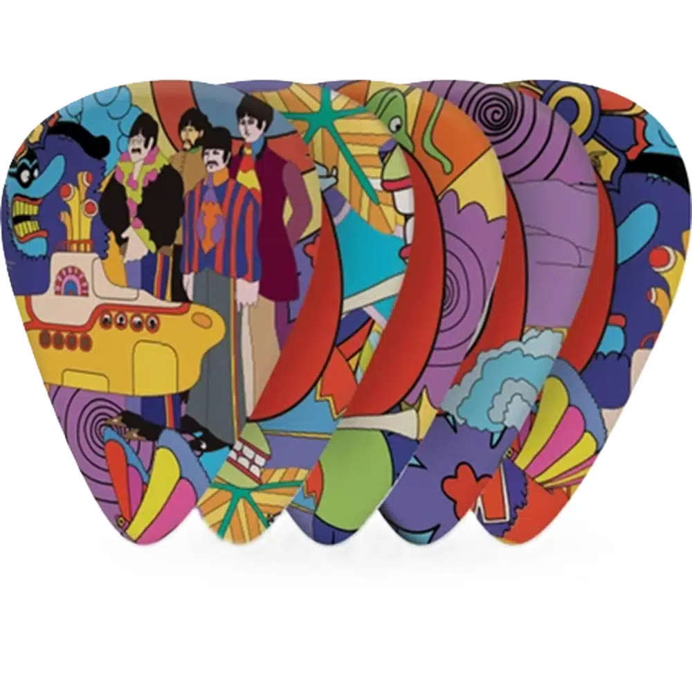Planet Waves 1CWH6-10B7 Beatles Yellow Submarine Pena Heavy (10'lu Paket) | 50. Yıl Özel - Koleksiyonluk - Sert