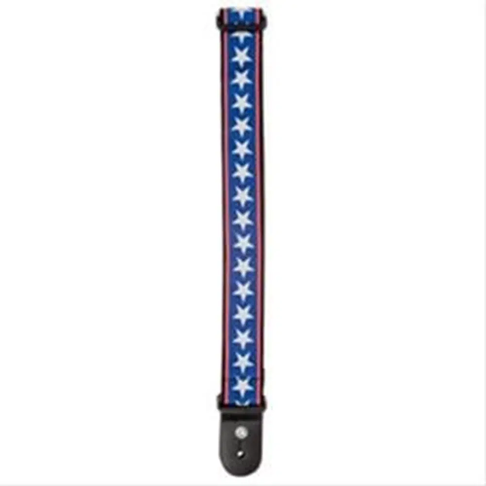 Planet Waves 50A10 Gitar Askısı Stars & Stripes (5 cm) | Amerikan Bayrağı - Canlı Renkler - Rahat
