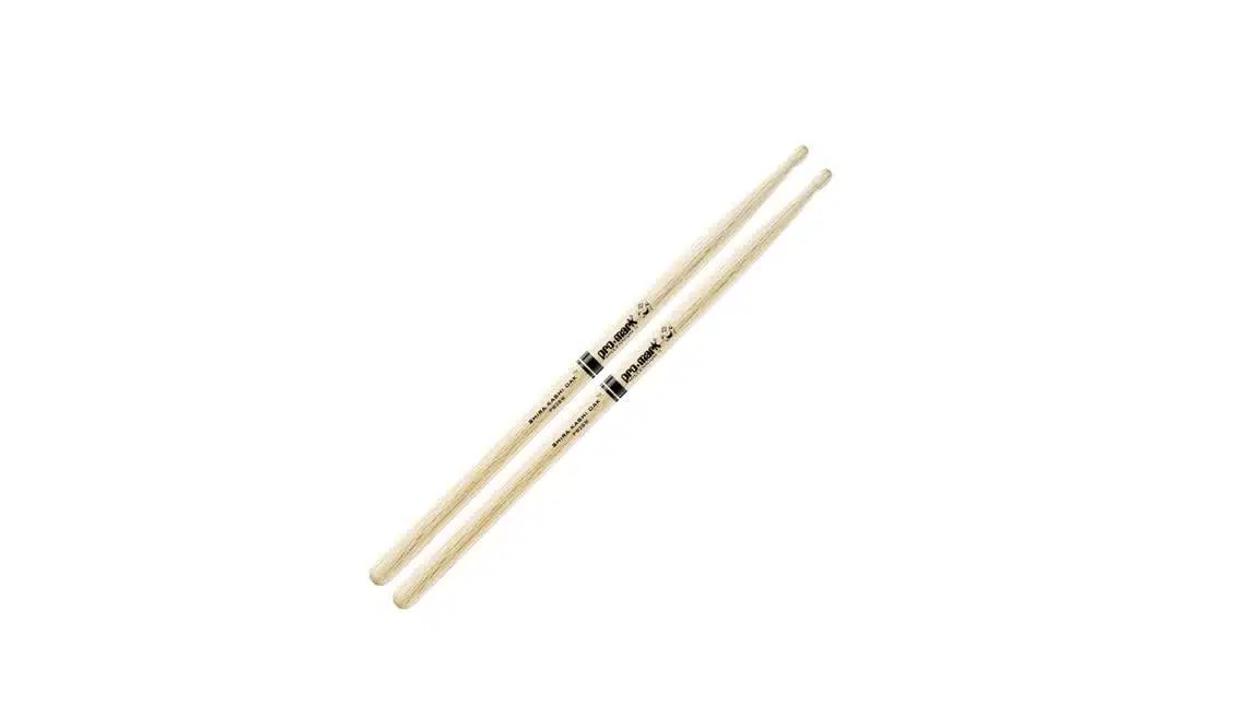 Promark PW2BW Shira Kashi Oak 2B Ahşap Uçlu Baget (Profesyonel) | Japon Meşesi (Oak) ile Maksimum Dayanıklılık, Yoğun ve Ağır Yapı, Güçlü Rock ve Metal İcraları İçin İdeal