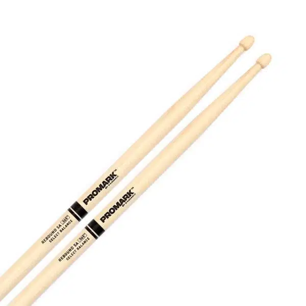 Promark RBH565AW Rebound 5A Acorn Tip Baget | Palamut Uç - Geri Sekme Odaklı - Amerikan Hickory Ağacı