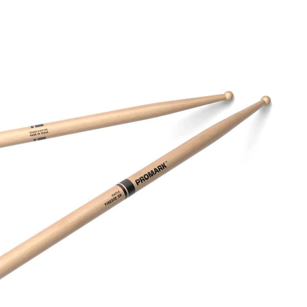Promark RBM595RW Finesse 5B Maple Baget | Akçaağaç (Maple) - Hafif Rock - Küçük Yuvarlak Uç