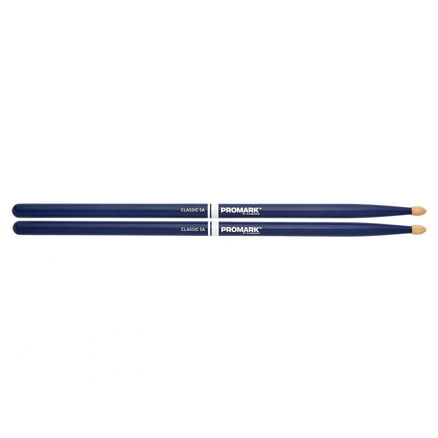 Promark TX5AW-BLUE 5A American Hickory Baget - Mavi (Profesyonel) | Canlı Mavi Boyalı Yüzey, Sahne Şovları İçin Estetik Görünüm, Standart 5A Konforu ve Dayanıklılık