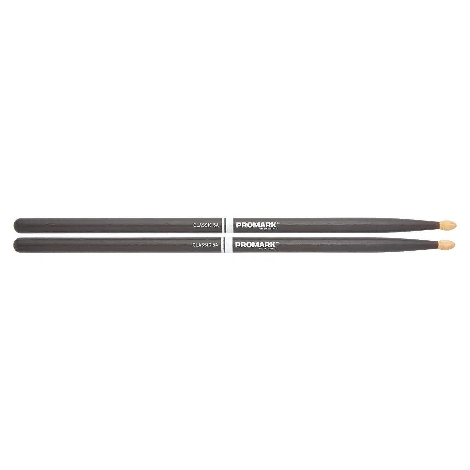 Promark TX5AW-GRAY 5A American Hickory Baget - Gri (Profesyonel) | Gri Boyalı Kaplama ile Estetik Görünüm, Standart 5A Profil, Ahşap Uç ve Amerikan Hickory Dayanıklılığı