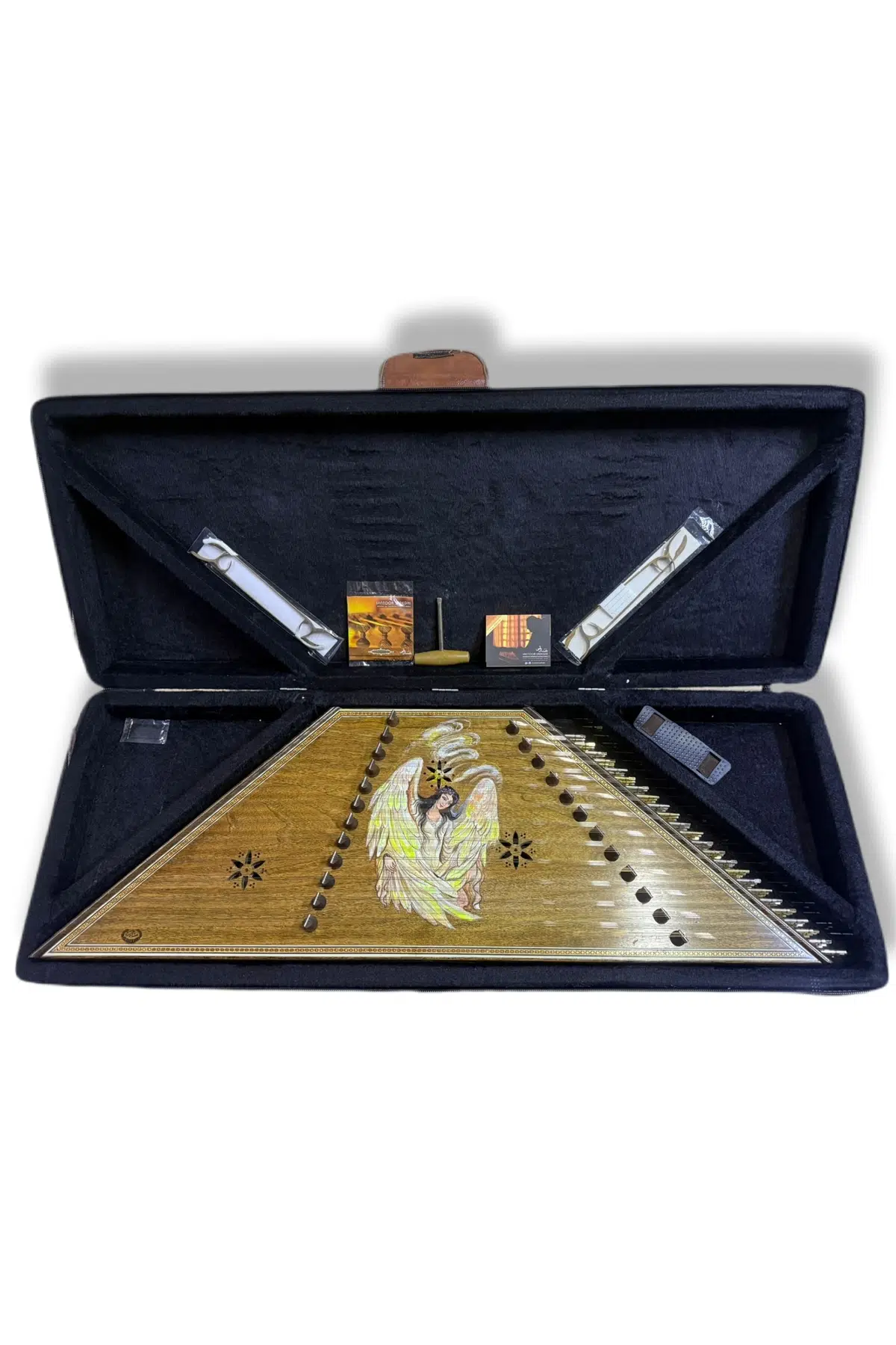 Sadeghi H9865773 Profesyonel Santur | 12 Eşikli, Goldar, 1 Mühürlü, Minyatür Desen