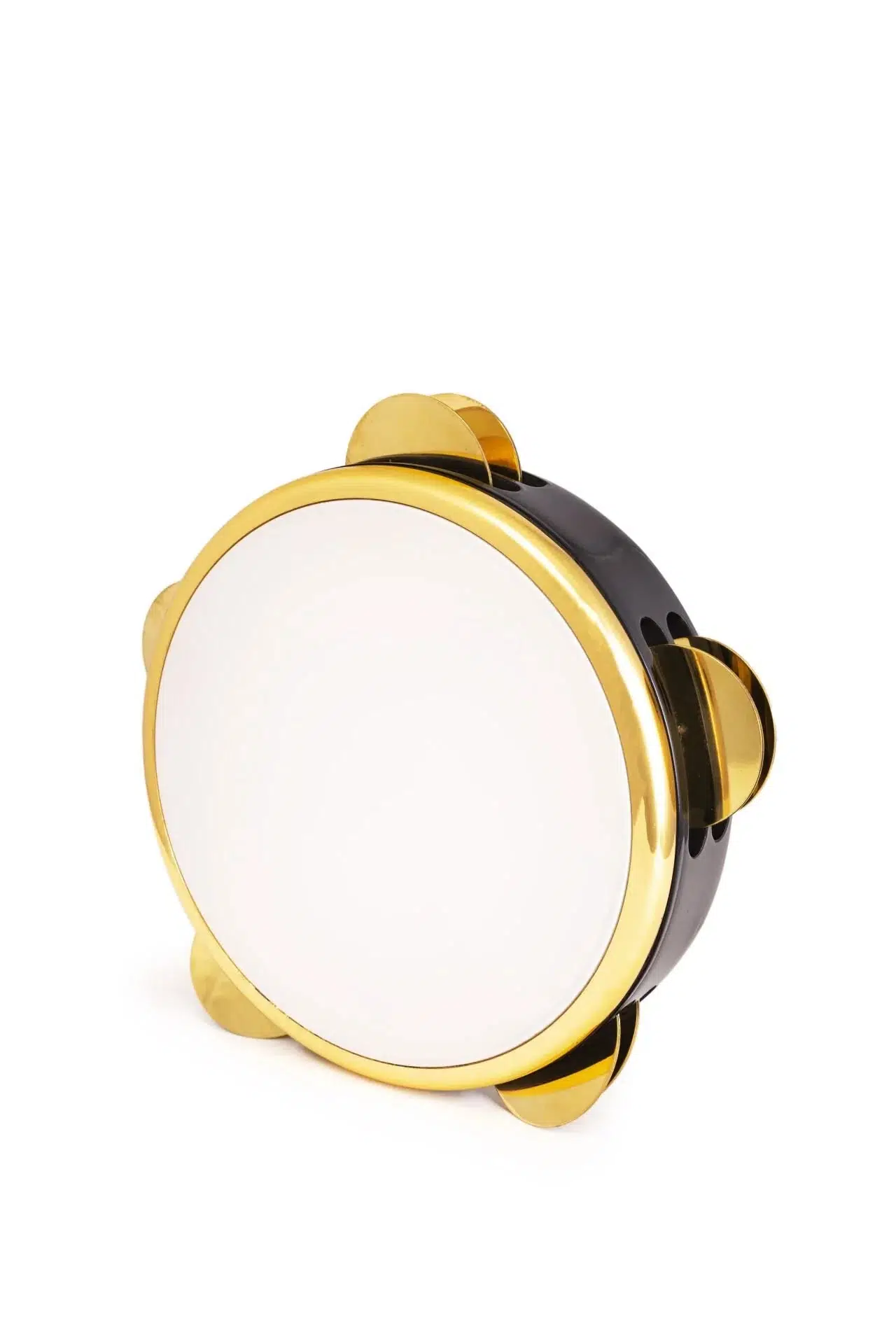 1564556151651 Dövmesiz Bronz Zilli Profesyonel Tef 20 cm| Gold Siyah, 10 Çift Pirinç Zil, Sahne Performansı