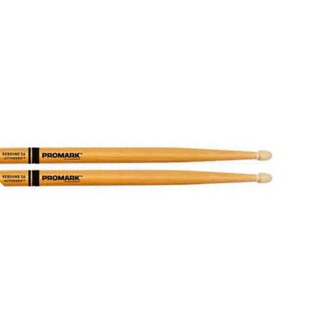 Promark R5AAGC Rebound 5A ActiveGrip Clear Baget - Şeffaf (Profesyonel) | Hickory Ağacı, Isıya Duyarlı Kaymaz Kaplama (ActiveGrip), Geri Sekme (Rebound) Odaklı Ağırlık Merkezi