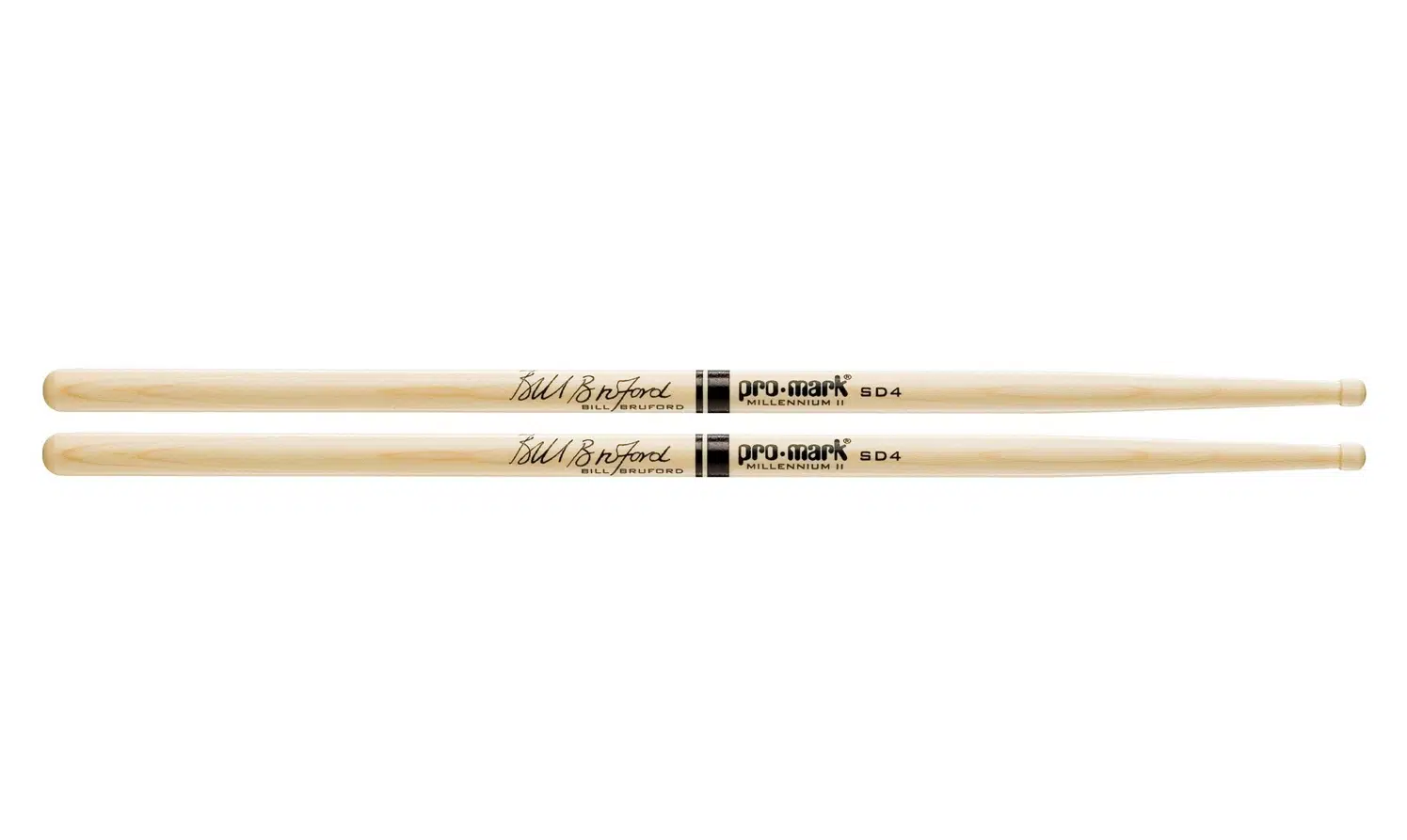 Promark SD4W Bill Bruford Signature Akçaağaç Baget (Profesyonel) | Bill Bruford Özel Tasarımı, Hafif ve Çevik Maple Yapı, Küçük Ahşap Uç ile Hassas Zil Tanımı