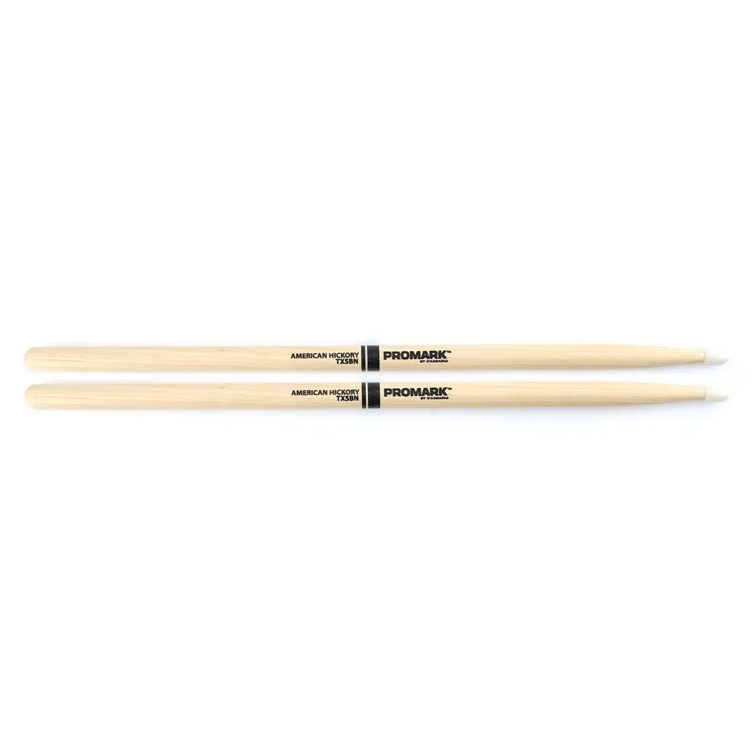 Promark TX5BN 5B Hickory Nylon Tip Baget | Amerikan Hickory Ağacı - Parlak Zil Sesi - Naylon Uç