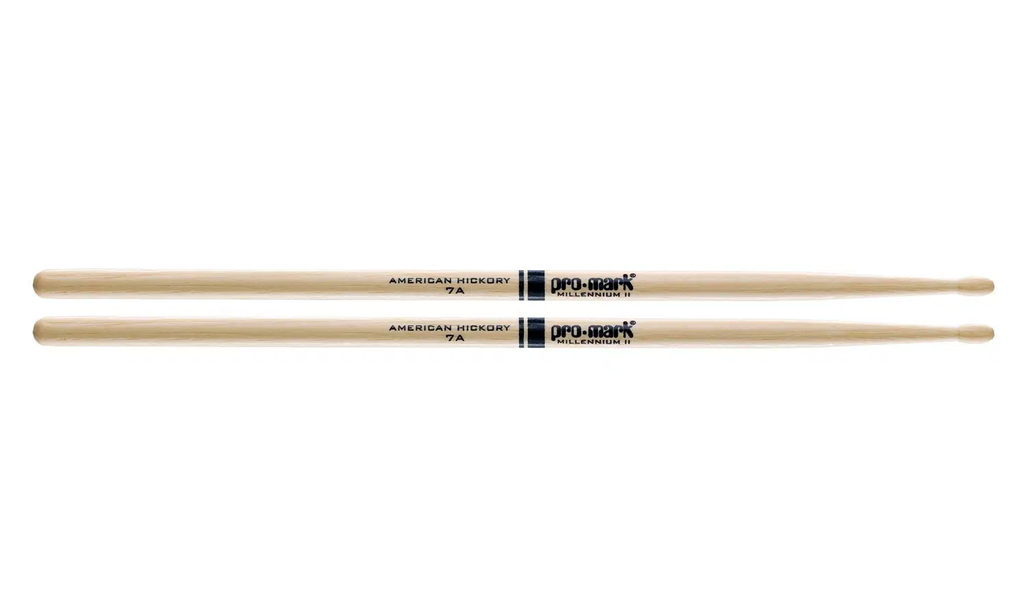 Promark TX7AW 7A Hickory Wood Tip Baget | Amerikan Hickory Ağacı - Caz ve Hafif Rock - Ahşap Uç
