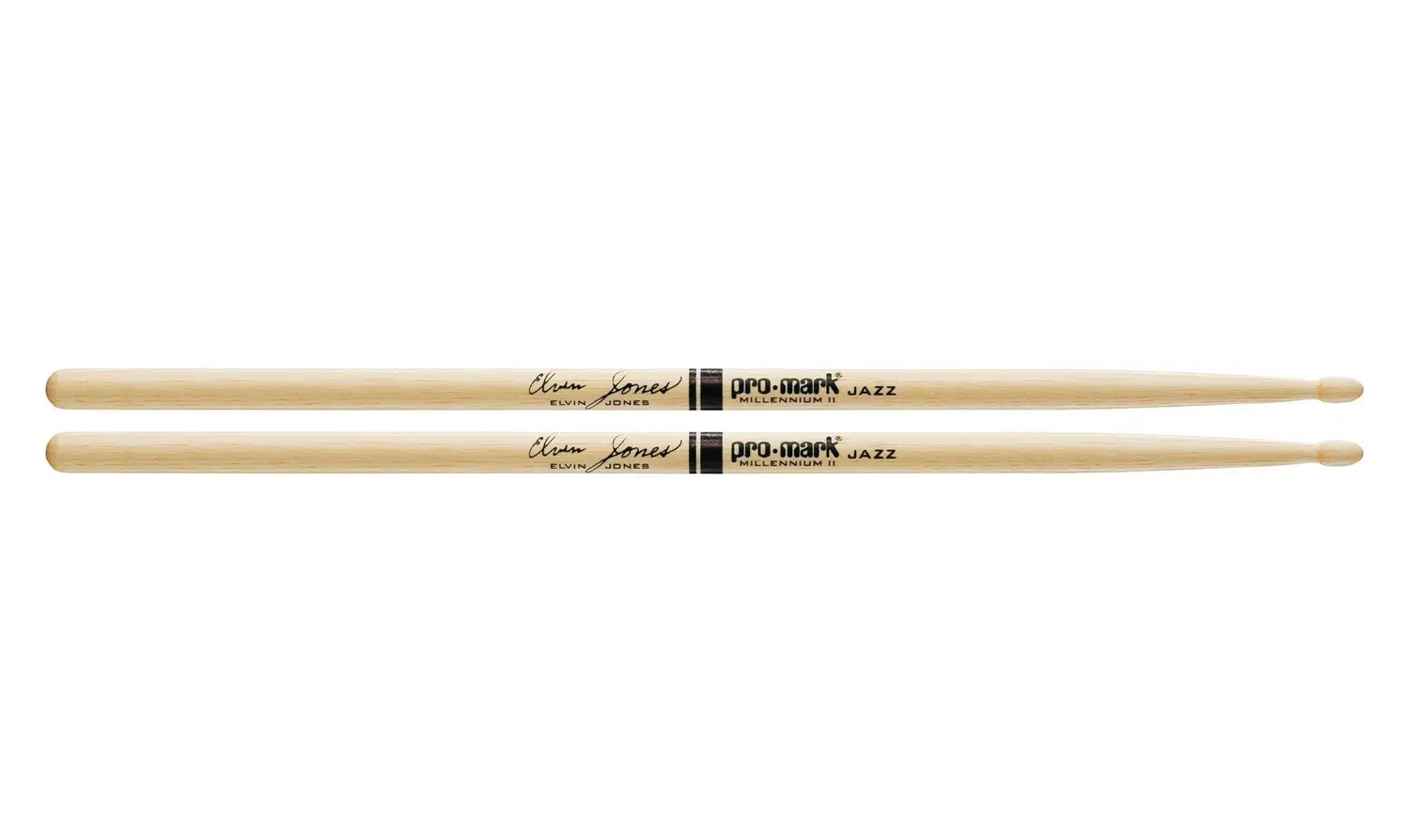 Promark TXJZW Elvin Jones Jazz İmza Bageti Hickory | Amerikan Hickory Ağacı - Caz İçin İdeal - Ahşap Uç