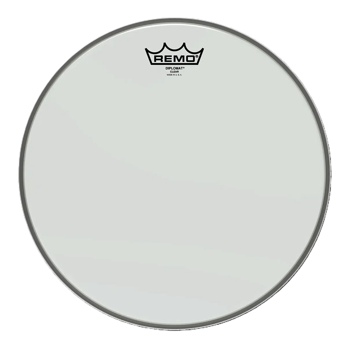 REMO BD-0310-00 Diplomat Clear Davul Derisi (Profesyonel - 10 İnç Tom Derisi) | Tek Katman (7.5-mil), Şeffaf Yapı, Parlak ve Rezonant Alt Deri Karakteri | Ölçüler: 10 İnç Çap
