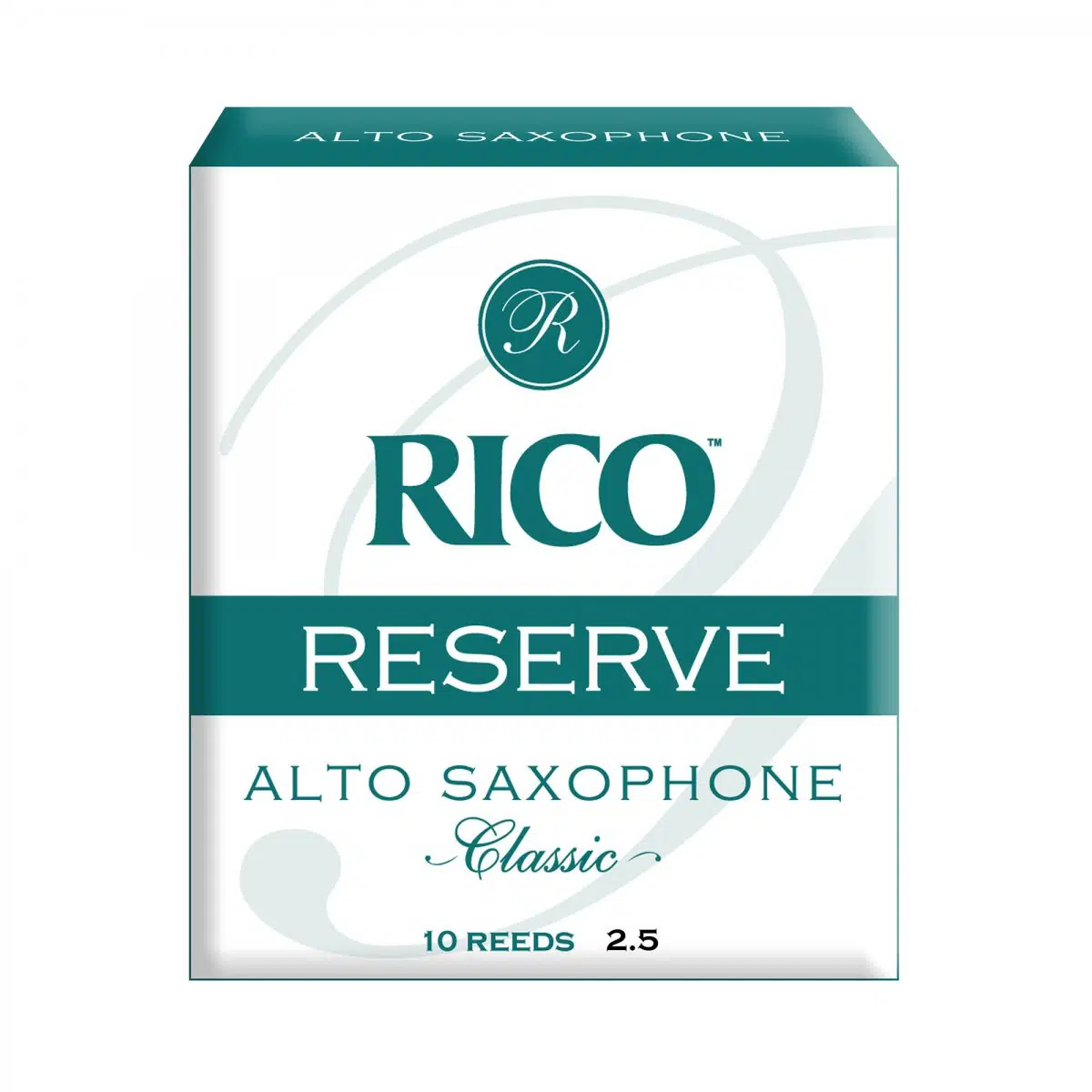 D'Addario RJR1025 Rico Reserve Alto Saksafon Kamışı No: 2.5 (Profesyonel) - 10'lu Paket | Klasik Müzik İçin Premium Kamış ve Zengin Harmonikler