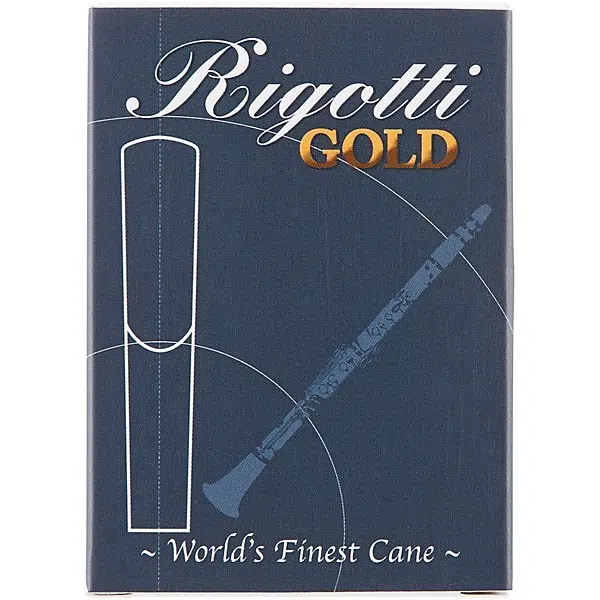 Rigotti RGCCS15 Gold Bb Klarnet Kamışı No: 1.5 (Başlangıç/Eğitim) - Tekli Paket | Fransız Kesim Başlangıç Kamışı ve Net Ton Yapısı
