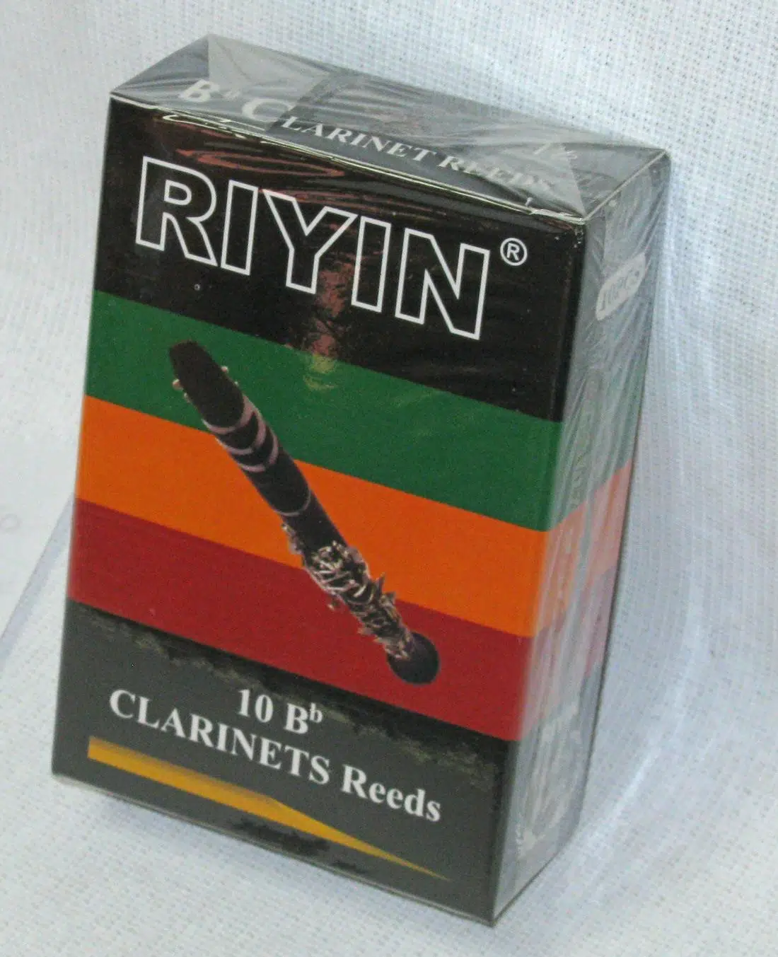 Riyin GKK15 Standart Bb Klarnet Kamışı No: 1.5 (Başlangıç/Eğitim) - 10'lu Paket | Si Bemol Klarnet İçin İdeal Esneklik ve Kolay Çalım