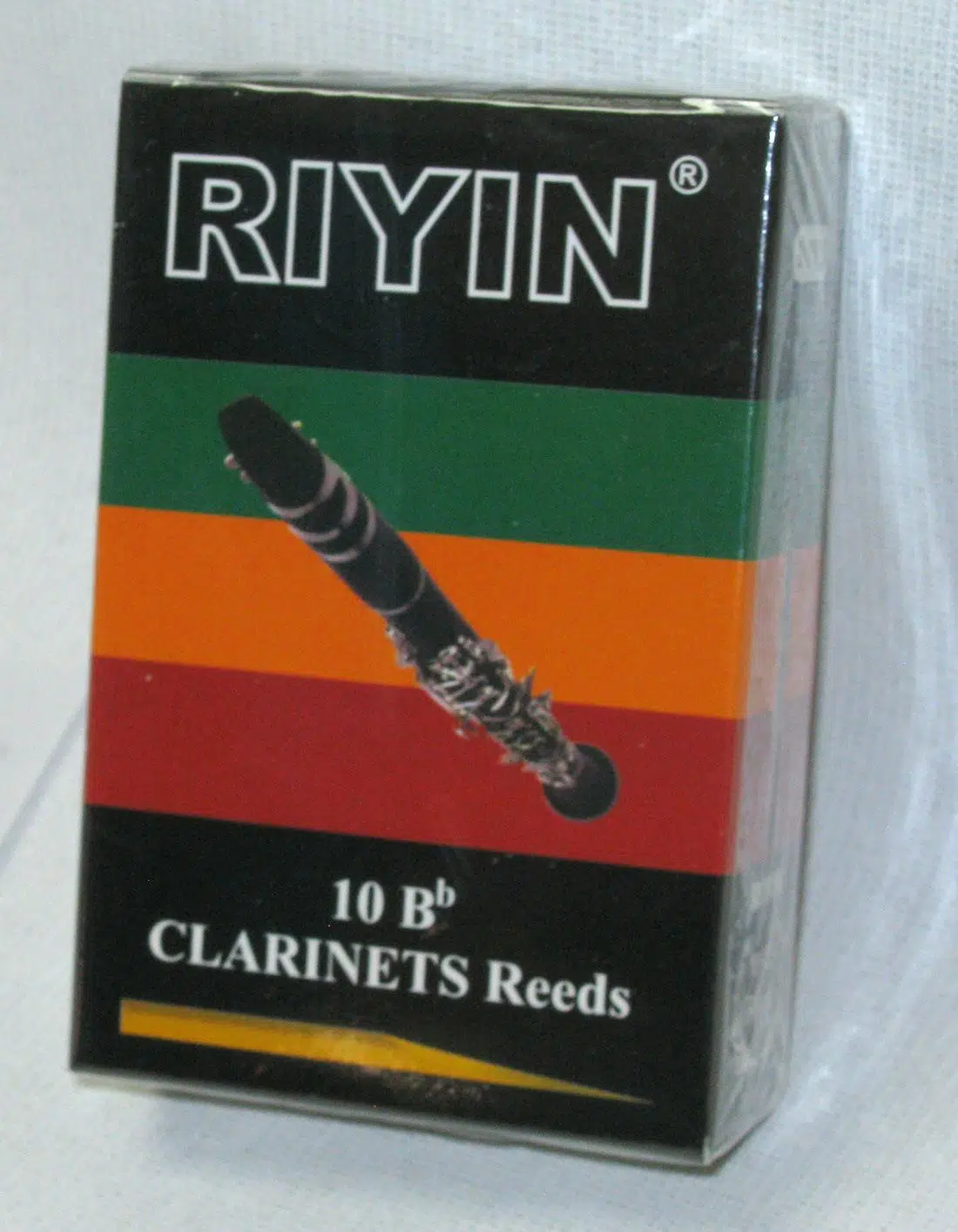 Riyin GKK1 Standart Bb Klarnet Kamışı No: 1.0 (Başlangıç) - 10'lu Paket | Si Bemol Klarnet İçin Uygun Başlangıç ve Ekonomik Paket