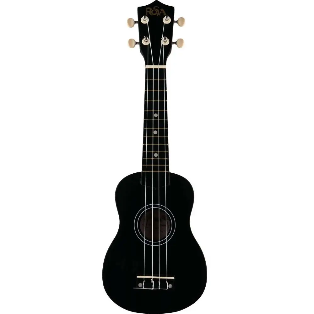 Rosa RU002-BK Soprano Ukulele (Siyah)