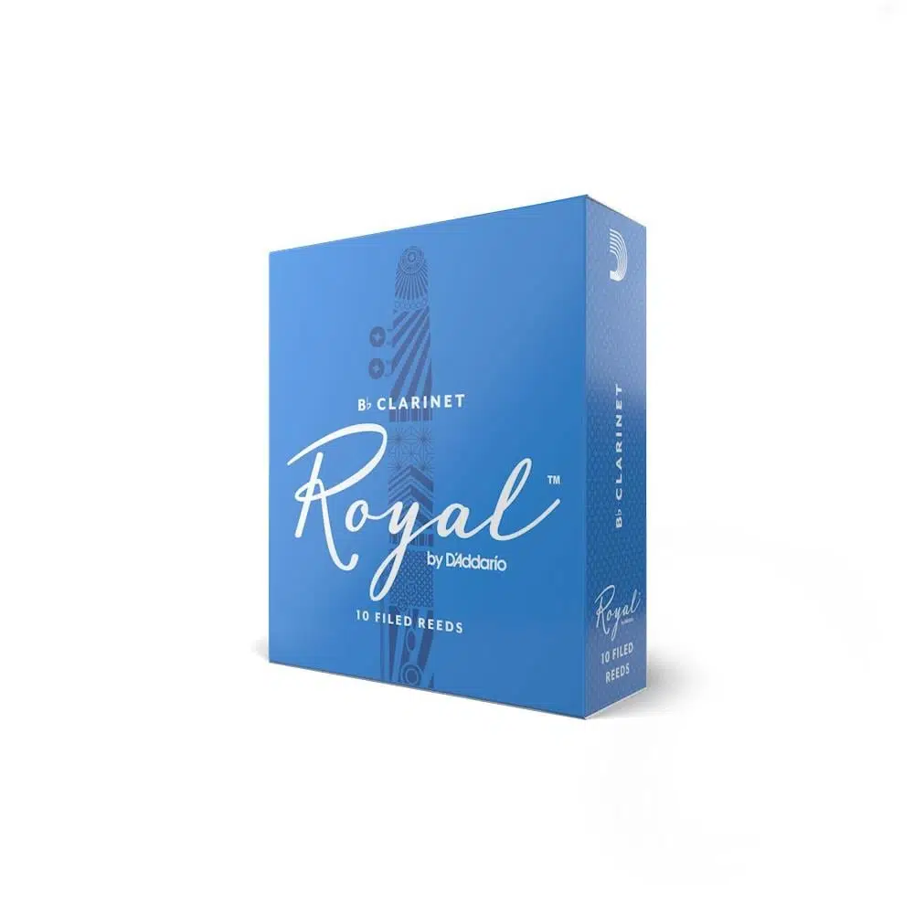 Rico RCB1020 Royal Bb Klarnet Kamışı No: 2.0 (Profesyonel/Eğitim) - 10'lu Paket | Fransız Kesim (Filed), Esnek Tepki ve Profesyonel Kalite