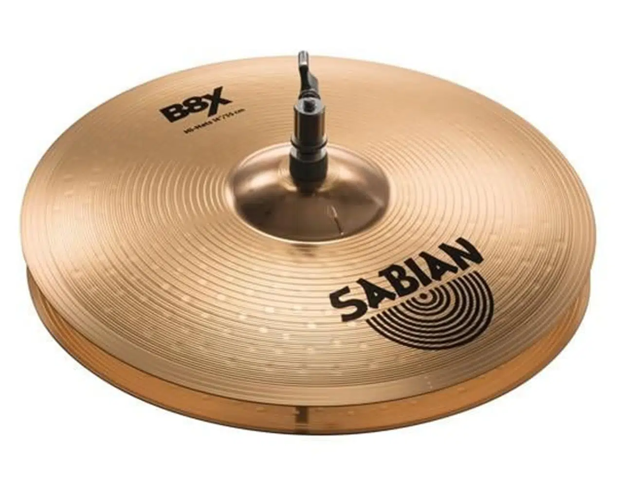 Sabian 41402X B8X 14 İnç Hi-Hat Davul Zili (Başlangıç/Orta Seviye) | B8 Bronz Alaşım, Keskin Kapanış Sesi ve Yüksek Ses Projeksiyonu