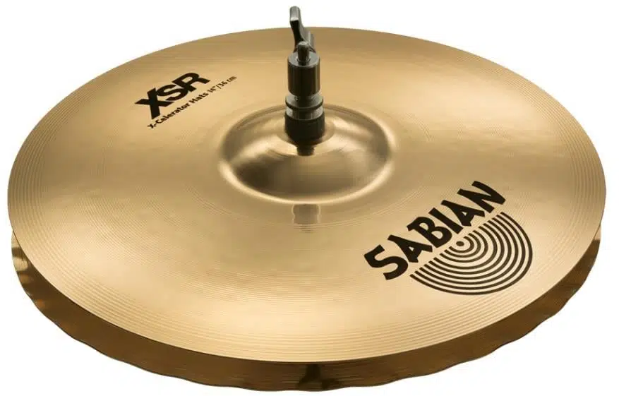 Sabian XSR1402LB XSR X-Celerator Hi-Hat Zil (14 İnç) | Dalgalı Alt Zil - Hava Tahliyesi - Hızlı Tepki