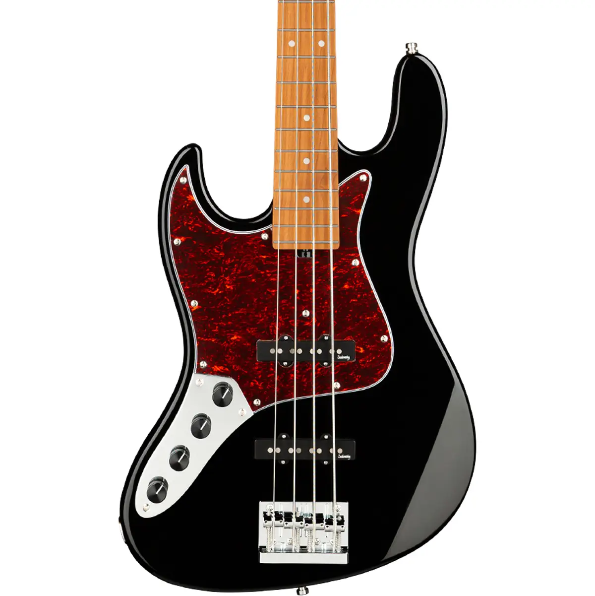 Sadowsky MetroExpress Vintage J/J 21 Perde 4 Telli Bas Gitar – Solid Black High Polish (Solak)