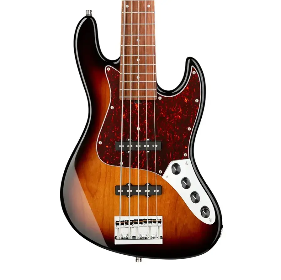 Sadowsky MetroLine 21 Perde Vintage J/J 5 Telli Bas Gitar - 59 Burst Transparent High Polish