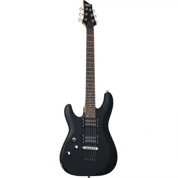 Schecter C-6 Deluxe Solak Elektro Gitar (Satin Black)