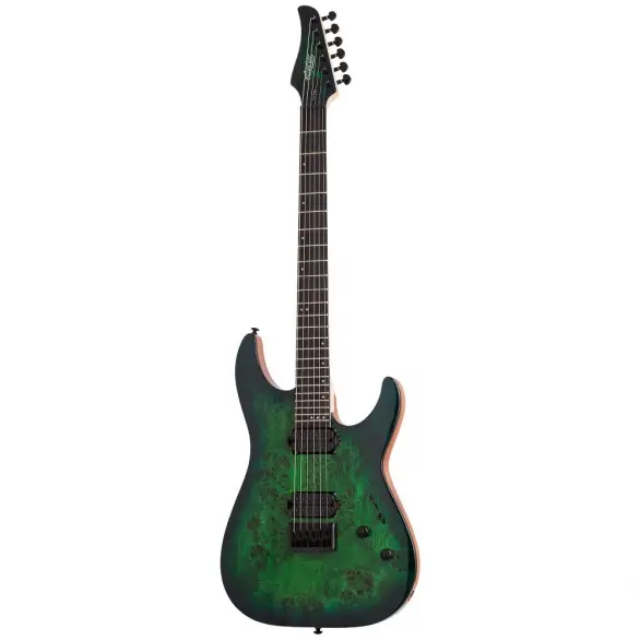 Schecter C-6 Pro Elektro Gitar (Aqua Burst)