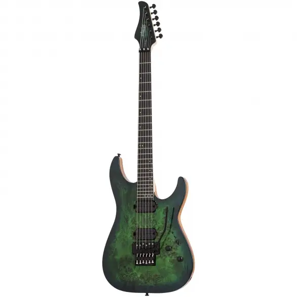 Schecter C-6 Pro FR Elektro Gitar (Aqua Burst)
