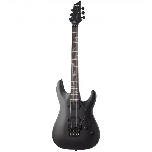 Schecter Damien-6 FR Elektro Gitar (Mat Siyah)