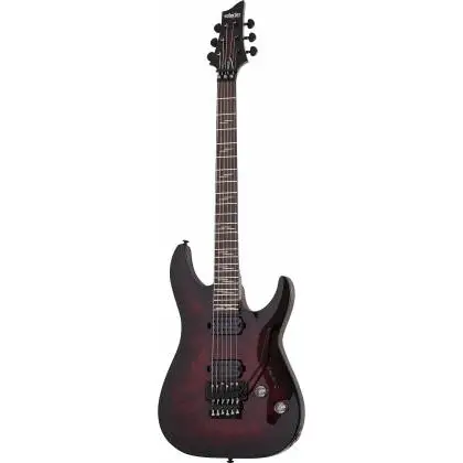 Schecter Omen Elite-6 FR Elektro Gitar (Black Cherry Burst)
