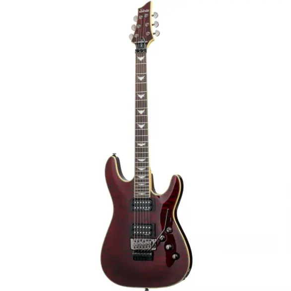 Schecter Omen Extreme 6 FR Elektro Gitar (Crimson Black)